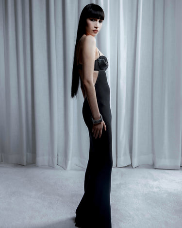 Carved Disc Mermaid Gown